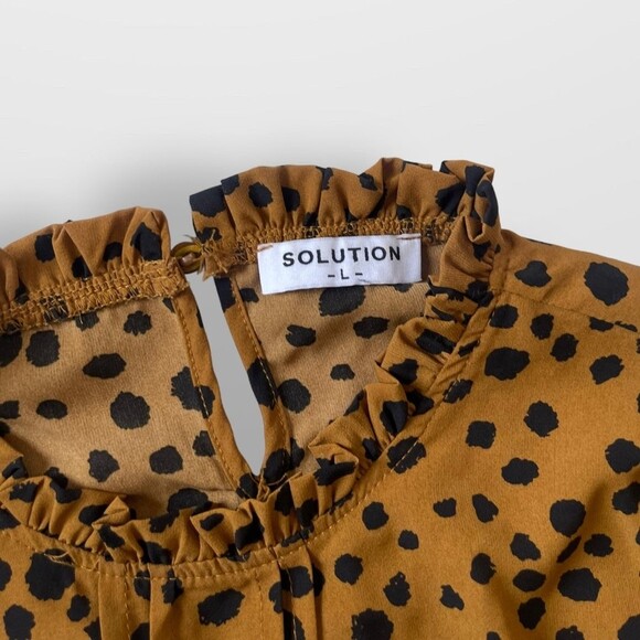 Leopard Print Solution Dress Large - Picture 7 of 9